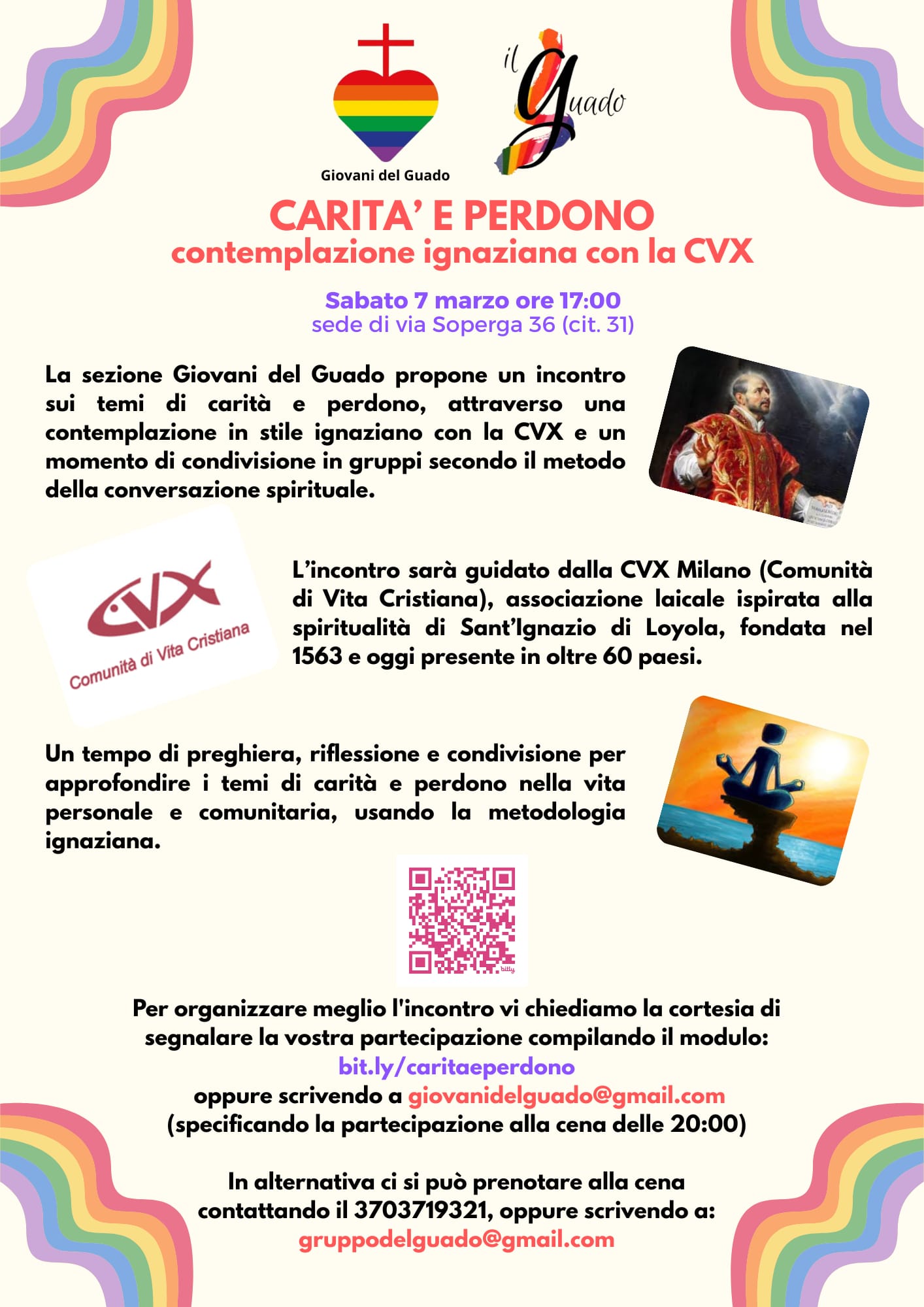 Carità e perdono – contemplazione ignaziana con la CVX