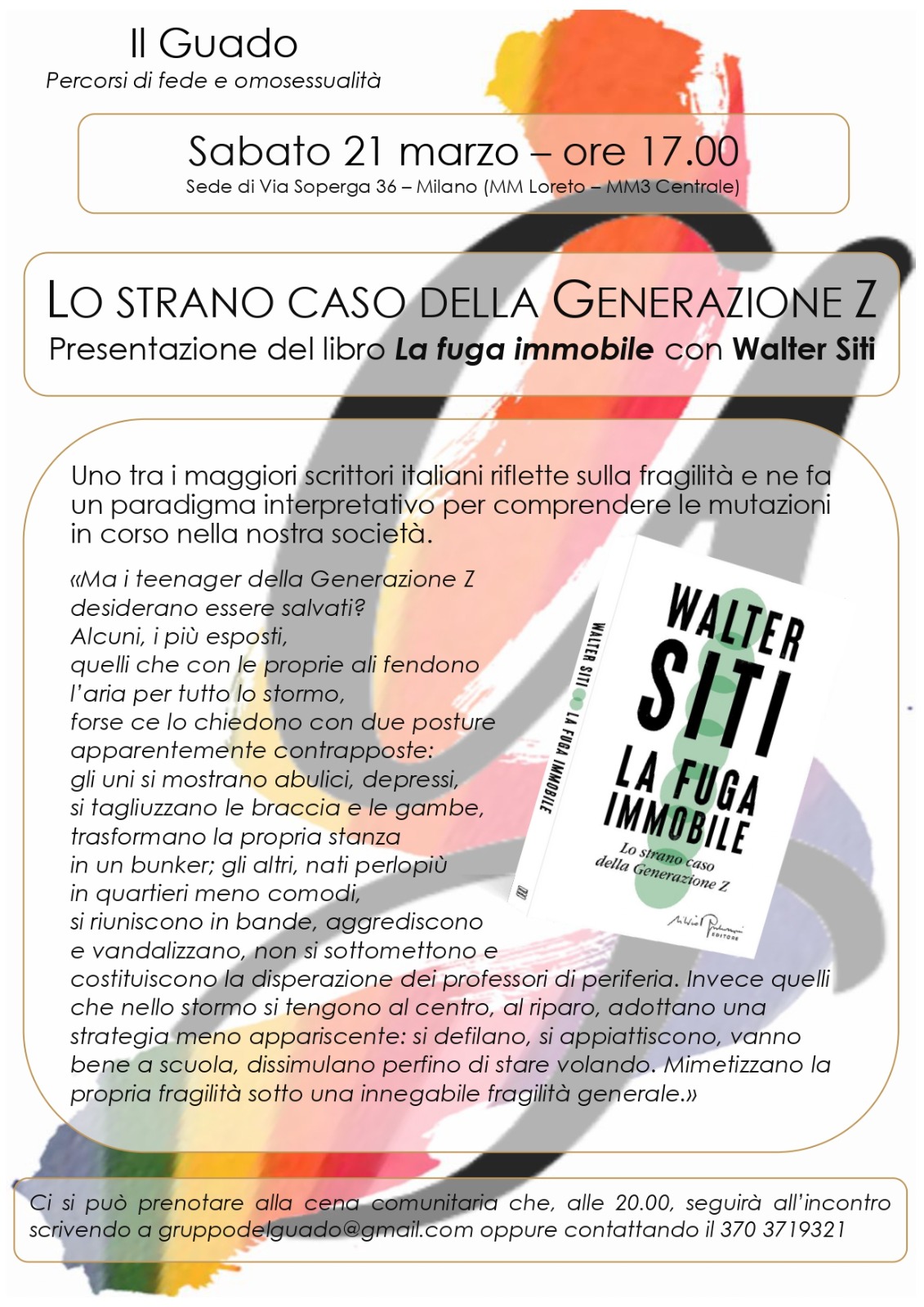 Lo strano caso della generazione Z – incontro con Walter Siti